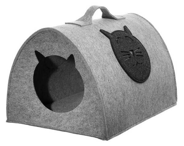 Căsuță pentru pisici 40x30x25cm Grey