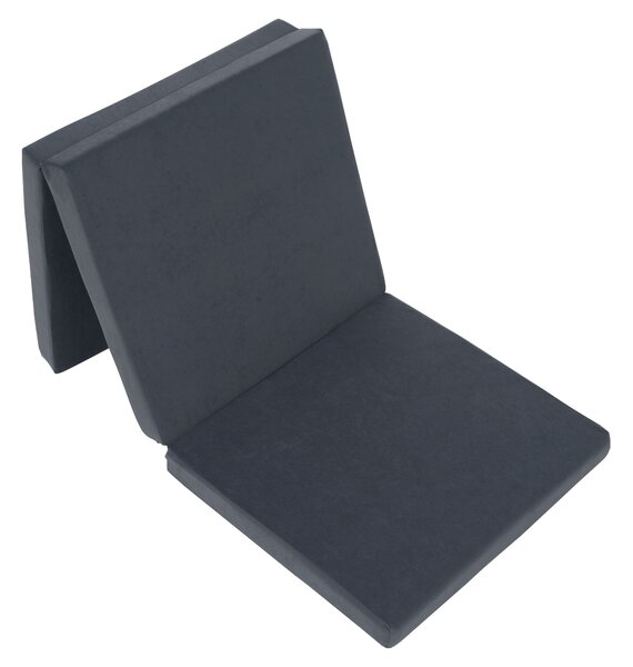 KONDELA Saltea pliabilă, spumă, 65x180, gri, LEVI 65