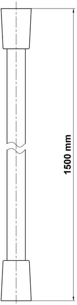 Hagser Ute furtun de duș 150 cm crom HGR15000037
