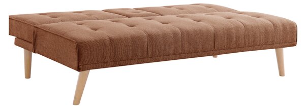 KONDELA Canapea extensibilă, maro, BABET