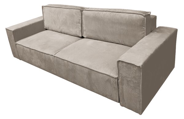 KONDELA Canapea extensibilă, taupe gri-bej, HARPERA BIG SOFA
