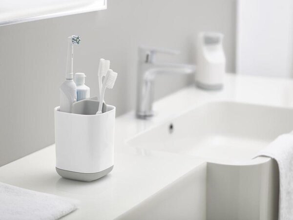 Joseph Joseph Easy Store pahar pentru periuta de dinti alb-gri 70509