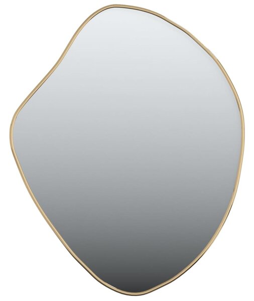 Oglindă de perete, auriu, 60x50 cm