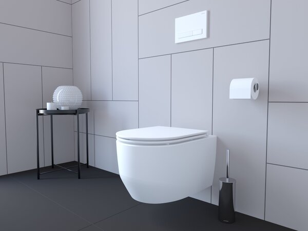 Oltens Torne buton de spălare pentru WC alb mat 57101900