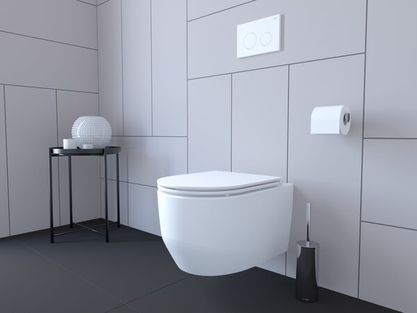 Oltens Lule buton de spălare pentru WC alb mat 57102900