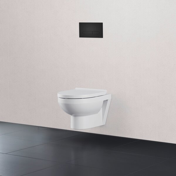 Duravit DuraSystem buton de spălare pentru WC negru WD5009031000