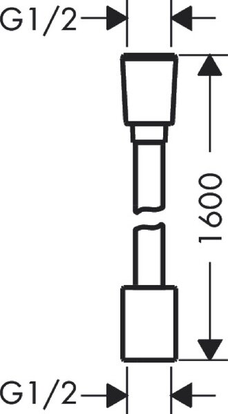 Hansgrohe Designflex furtun de duș 160 cm || 28260140