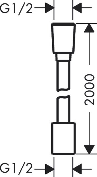 Hansgrohe Designflex furtun de duș 200 cm || 28230140