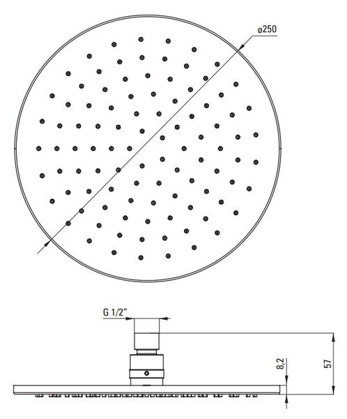 CASCADA Dispersor de dus fix finisaj antichizar NAC_M91K