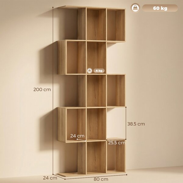 HOMCOM Divizor elegant cu design zigzag | Aosom Romania