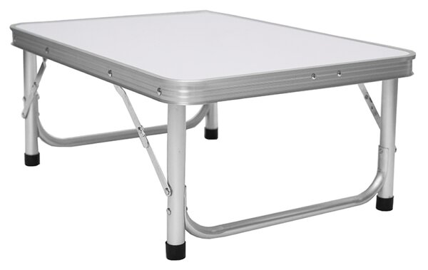 KONDELA Masă de camping pliabiăla, 60 cm, aluminiu/MDF, KEPI TYP 2