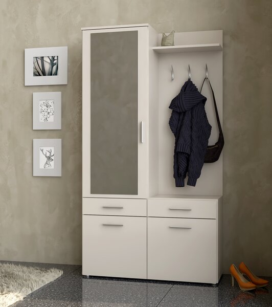 KONDELA Set pentru hol, caşmir, LEVITO