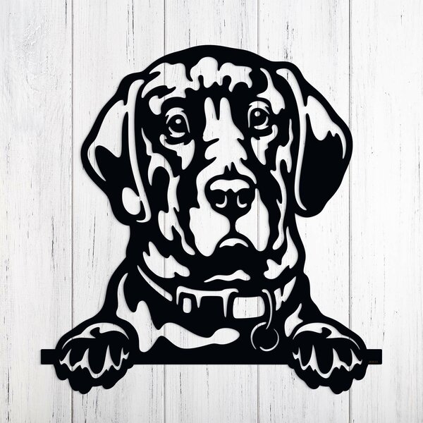 DUBLEZ | Tablou din lemn pentru perete cu câine - Labrador