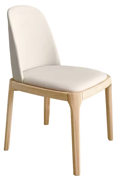 KONDELA Scaun de sufragerie, natural/bej, piele ecologică, ZENTRA