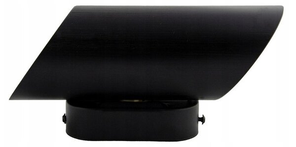 Aplica LED Larona, montare perete, IP20, cadru aluminiu, 70x200x95 mm, negru auriu
