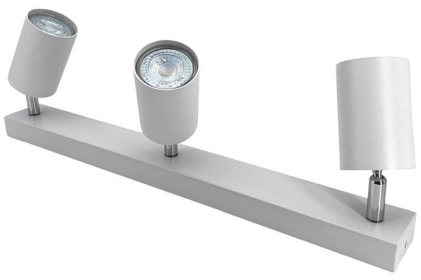 Plafoniera de tavan, 3 LED-uri, unghi reglabil, IP20, soclu GU10, alb