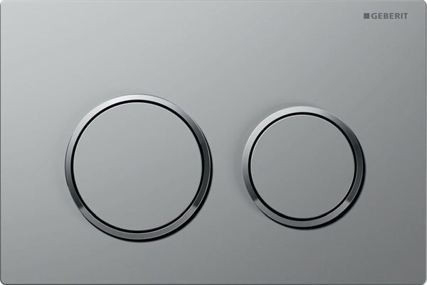 Geberit Omega20 buton de spălare pentru WC crom lucios-crom mat 115.085.JQ.1