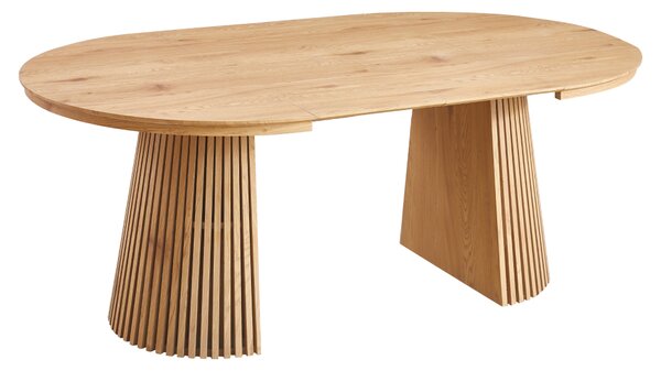 KONDELA Masă de sufragerie, extensibilă, stejar, 120-200x75 cm, ZEKEN TYP 1