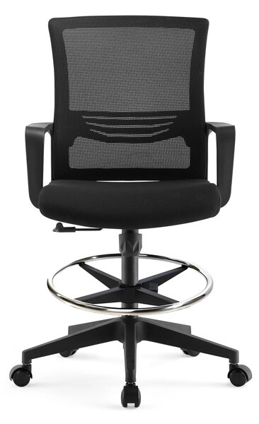 ErgoDynamic Emma Black scaun inalt de birou cu suport picioare si roti cu franare la presiune!!