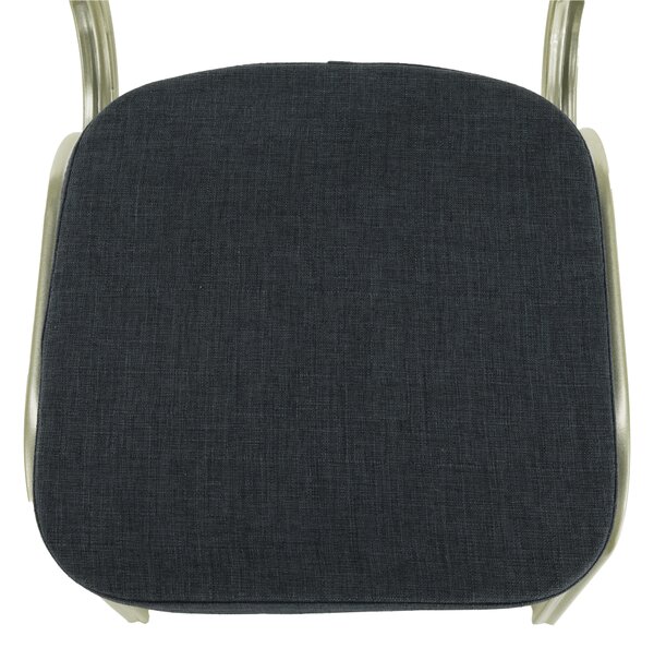 KONDELA Scaun, gri/champagne, ZINA 2 NEW