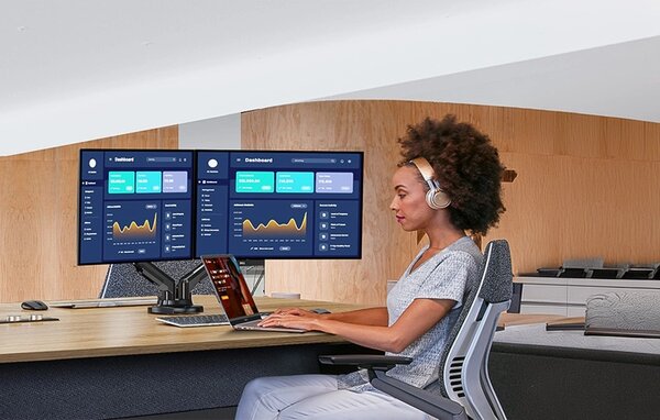 Brat dublu monitor dublu 13-30" Huanuo HNDS6