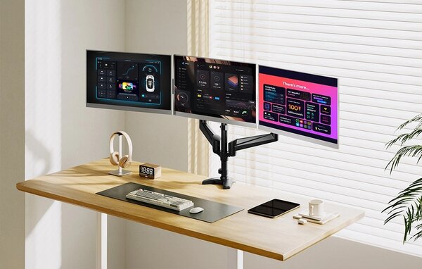 Brat triplu pentru monitor 17-32" Huanuo HNTS3B-UK