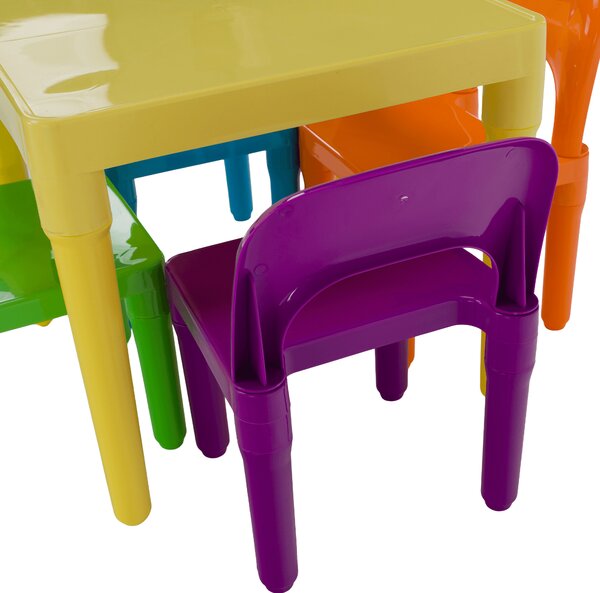 KONDELA Set pentru copii 1 + 4, multicolor, ZILBO