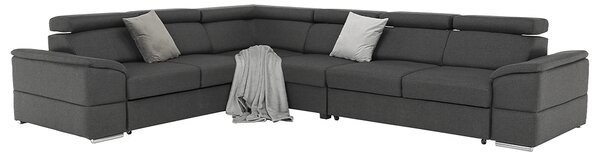 KONDELA Ansamblu canapele, gri, SEGORIA LUX