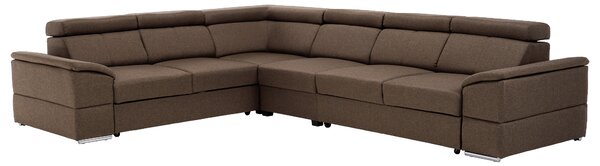 KONDELA Colţar, gri-maro Taupe, SEGORIA LUX