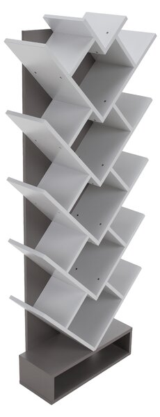 KONDELA Raft, gri / alb, VEVEY