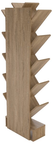 KONDELA Raft, stejar maro-gri, VEVEY