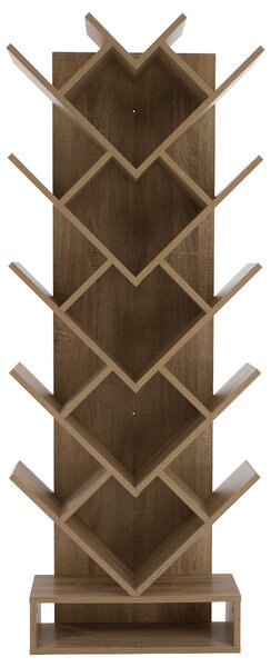 KONDELA Raft, stejar maro-gri, VEVEY
