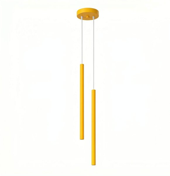 Sollux Lighting Pastelo lampă suspendată 2x8 W alb-galben SL.2138