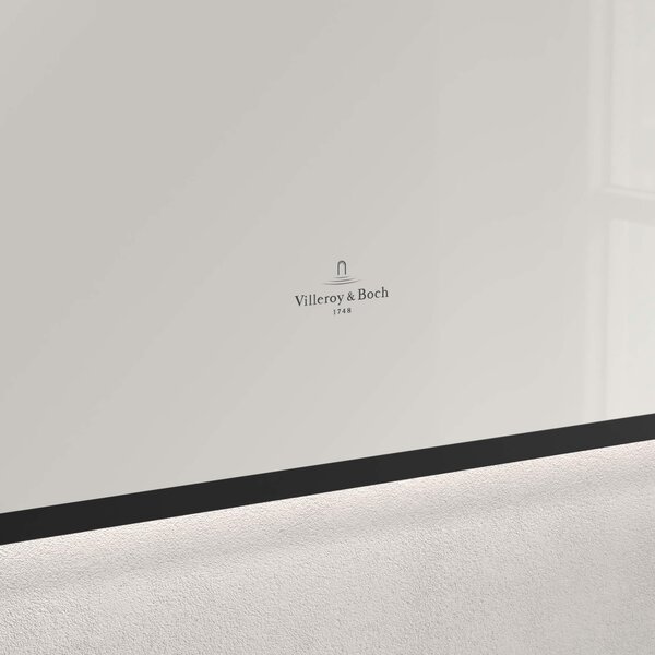 Villeroy & Boch oglindă 60x85 cm oval cu iluminare negru A4876000