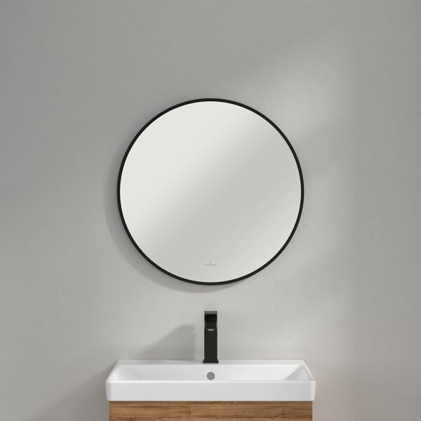 Villeroy & Boch oglindă 60x60 cm rotund cu iluminare negru A4886000