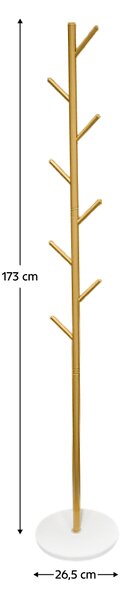 KONDELA Cuier, auriu, TUKAN