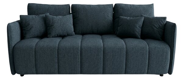 Canapea extensibila 3 locuri VELORA 215x103 cm, albastru inchis