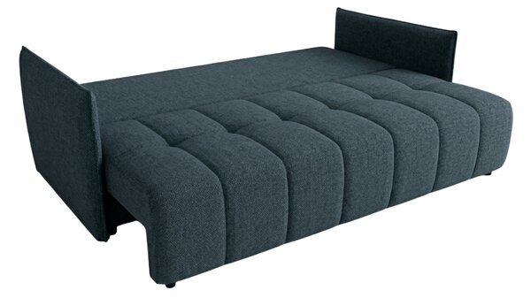 Canapea extensibila 3 locuri VELORA 215x103 cm, albastru inchis