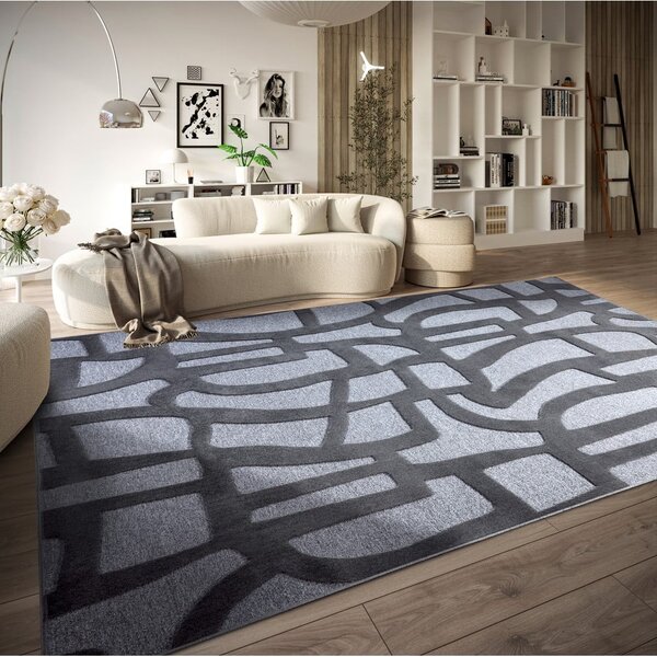 Covor albastru închis din fibre reciclate 160x230 cm Therese – Villeroy&Boch