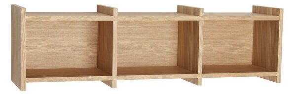 Raft în culoare naturală etajat cu aspect de lemn de stejar 80 cm Focal – Hübsch