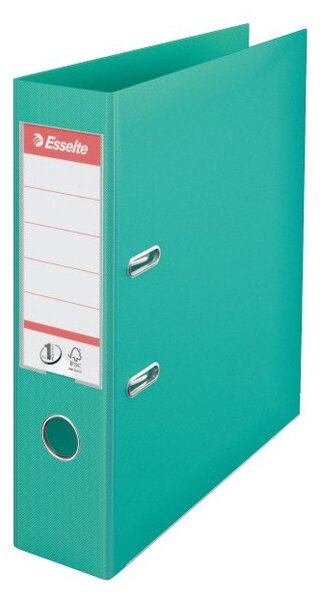 Biblioraft plastifiat ESSELTE 7.5cm menta standard