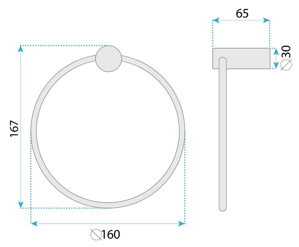 Cuier baie Ring 64106 SOLO Titan