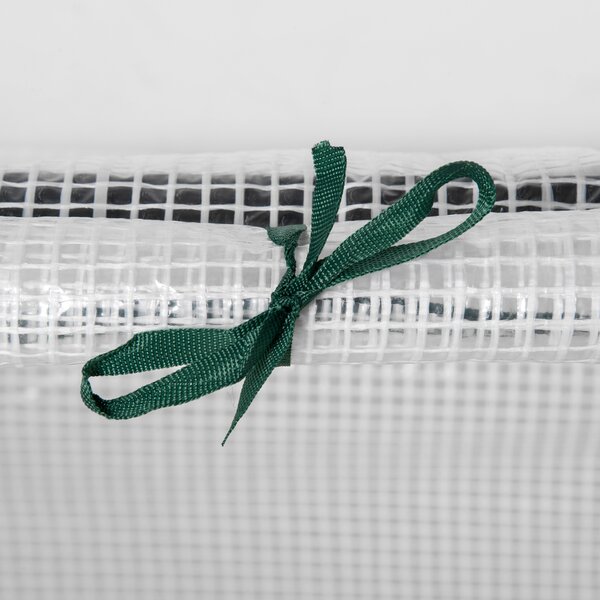 Mini Sera Outsunny pentru Plante, Legume, Fructe, cu 2 Ferestre, Design Portabil 119x60x60cm, Alb | Aosom Romania
