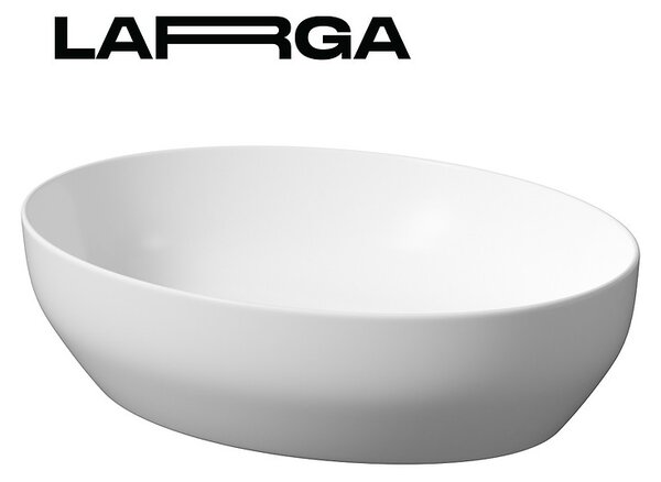 Cersanit Larga, chiuveta blat 50x38 cm, alb mat, K677-017