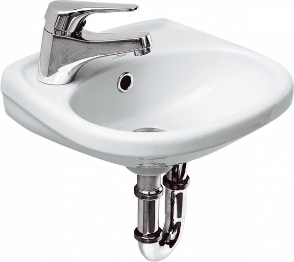 Cersanit Eko, chiuveta ceramica montata pe perete, 35 cm, K07-002-L