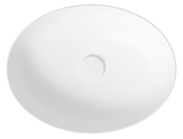 Cersanit Larga, chiuveta blat 50x38 cm, alb mat, K677-017