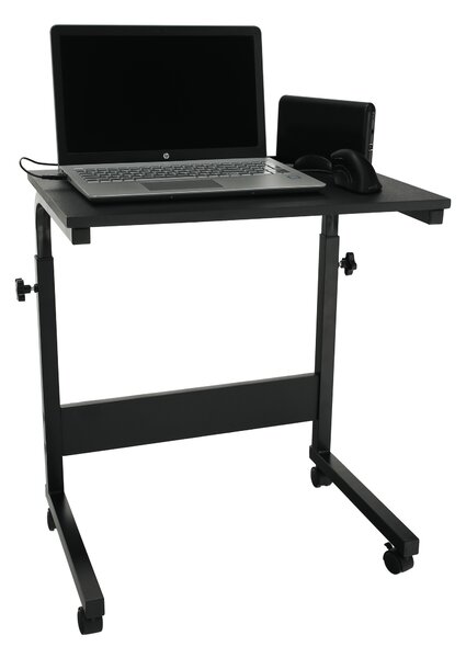 Masă PC cu roți Jadar (negru). 1034317
