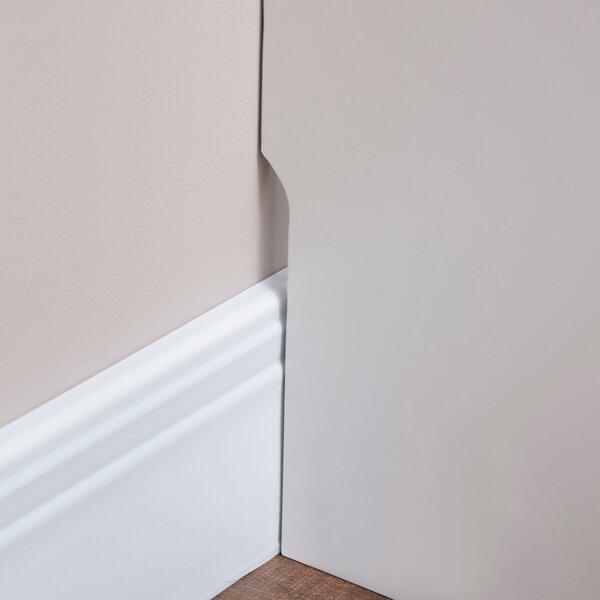 HOMCOM Masca Radiator Moderna din MDF si Otel Alb 90x18x84cm Protectie si Decor pentru Calorifer | Aosom Romania