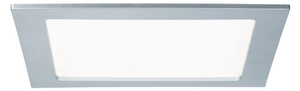 Paulmann panou LED montare 18W, 4.000K, crom, Gri, Hol, Plastic, Modern, Plafon încastrat