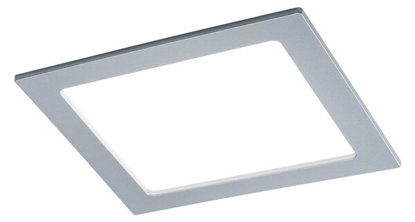 Paulmann panou LED montare 18W, 4.000K, crom, Gri, Hol, Plastic, Modern, Plafon încastrat